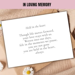 Sympathy Card Gift Printable, Comfort Gift, Bereavement, Loss of Loved One, Grief Gift, Sorry for your Loss, Condolences Card