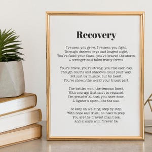 Gifts For Him Recovery Gifts, AA NA Recovery Gift, Sobriety Anniversary, Addiction Recovery Gift, Sobriety Gift Instant Download, sobriety