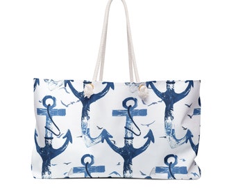 Maritime Style Weekender Anchor schöne Tasche