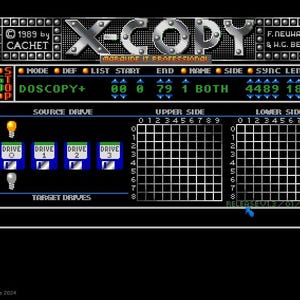X-COPY 1.3 utility Commodore AMIGA 500, 500+, 600, 1200