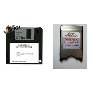 Kit di trasferimento per schede PCMCIA CF Compact Flash per Commodore Amiga 600 o 1200