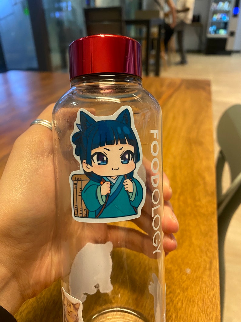 Maomao Cat Waterproof Holographic Sticker: Apothecary Dairy Anime image 10