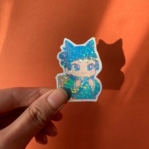 Maomao Cat Waterproof Holographic Sticker: Apothecary Dairy Anime image 7