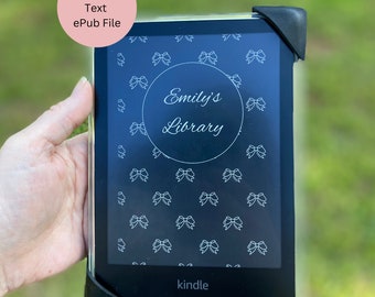 PERSONALIZZATO Kindle Lockscreen Archi-PERSONALIZZATO Nome Paperwhite Schermata di blocco SALVASCHERMO Sfondo Download digitale Epub personalizzato pronto all'uso