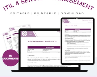 ITIL 4 Service Management Toolkit: Essential Documents