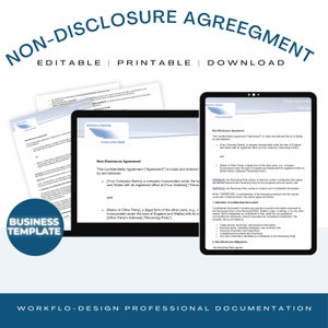 Comprehensive Non-Disclosure Agreement Template for UK Businesses, GDPR Compliant, Protect Confidential NDA & Trade Secrets, Legal Document