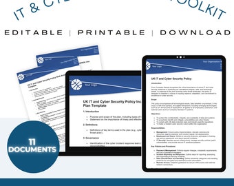 IT & Cyber Security Policy Templates: UK Compliance Package