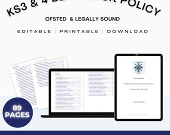 OFSTED-Compliant Behaviour Policy KS3 & KS4 – School Discipline, Rewards, Sanctions and Inclusion Framework