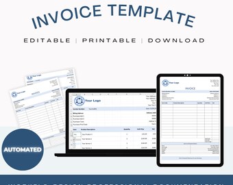 Editable Invoice Templates for Small Businesses – Customisable Excel & Word Formats with Auto Calculations