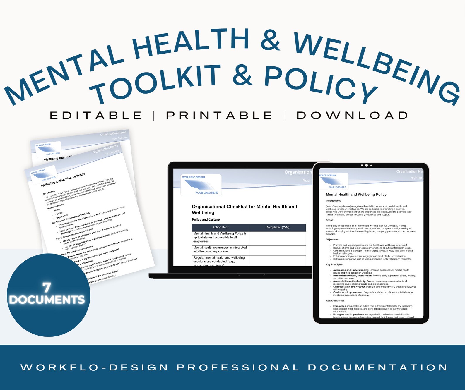 Comprehensive UK Business Mental Health & Wellbeing Toolkit: Policy ...