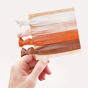 Boho Blush and Copper Hair Ties | Hair Tie Party Favors