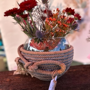 Vases en corde Lariat
