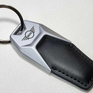 Mini Cooper Keychain Leather Keyring Logo JCW Car Accessories Gift for ...