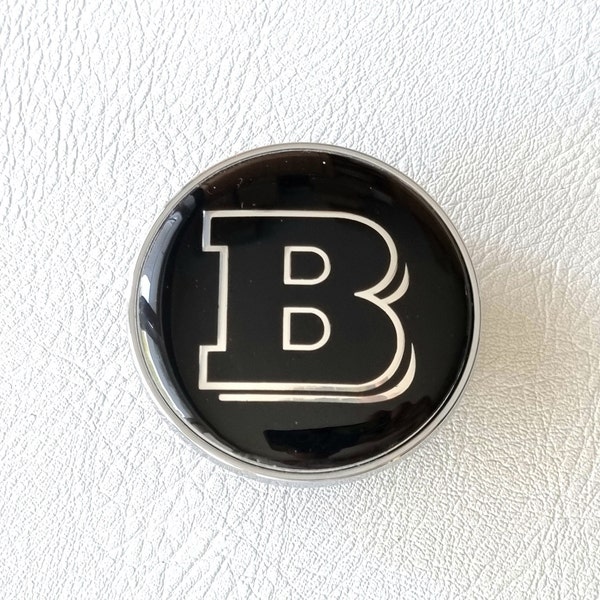 Brabus Bonnet Badge Logo 5.7cm Hood Emblem Mercedes Car Accessories