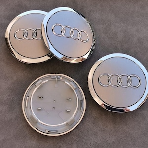 69 mm Audi Tapacubos Centro de Ruedas Llantas Color Gris 4B0601170A