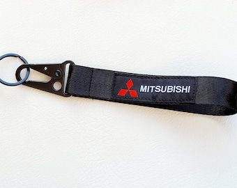 Llavero Mitsubishi Correa de Cuello Accesorio Coche Regalo Hombre Mujer Cumpleaños Aniversario Navidad