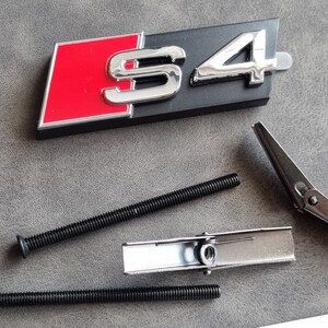 2x Chrome Red Coated TURBO Car Logo V6 V8 Rear Trunk Emblem Truck SUV Auto Badge