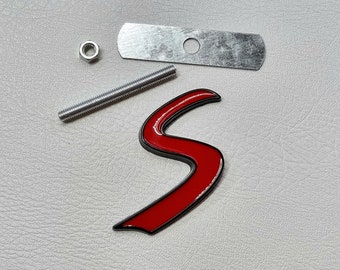 Cooper S Grille Badge Logo Front Grill Emblem Mini JCW R53 R55 R56 R57 R58 R59 Car Accessories