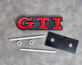 Gti Grill Badge Logo Front Grille Emblem Mk7 Mk6 Mk8 Mk5 Car Accessories
