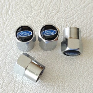 Metallic Black Tire Caps 4x Metallic Black Tire Valve Stem Caps For Ford & Universal Fit – Car, Truck Accessory Universal Valve Stem Caps - Foto 8