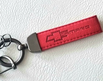 Portachiavi In Pelle Per Auto Con Cacciavite – Regalo Per Proprietari Di Chevy Camaro SS – Accessori In Metallo E Pelle