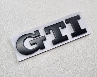 Emblema GTI negro para maletero trasero, adhesivo con el logotipo del Polo Golf Mk7 Mk6 Mk8 Mk5, accesorios para coche.