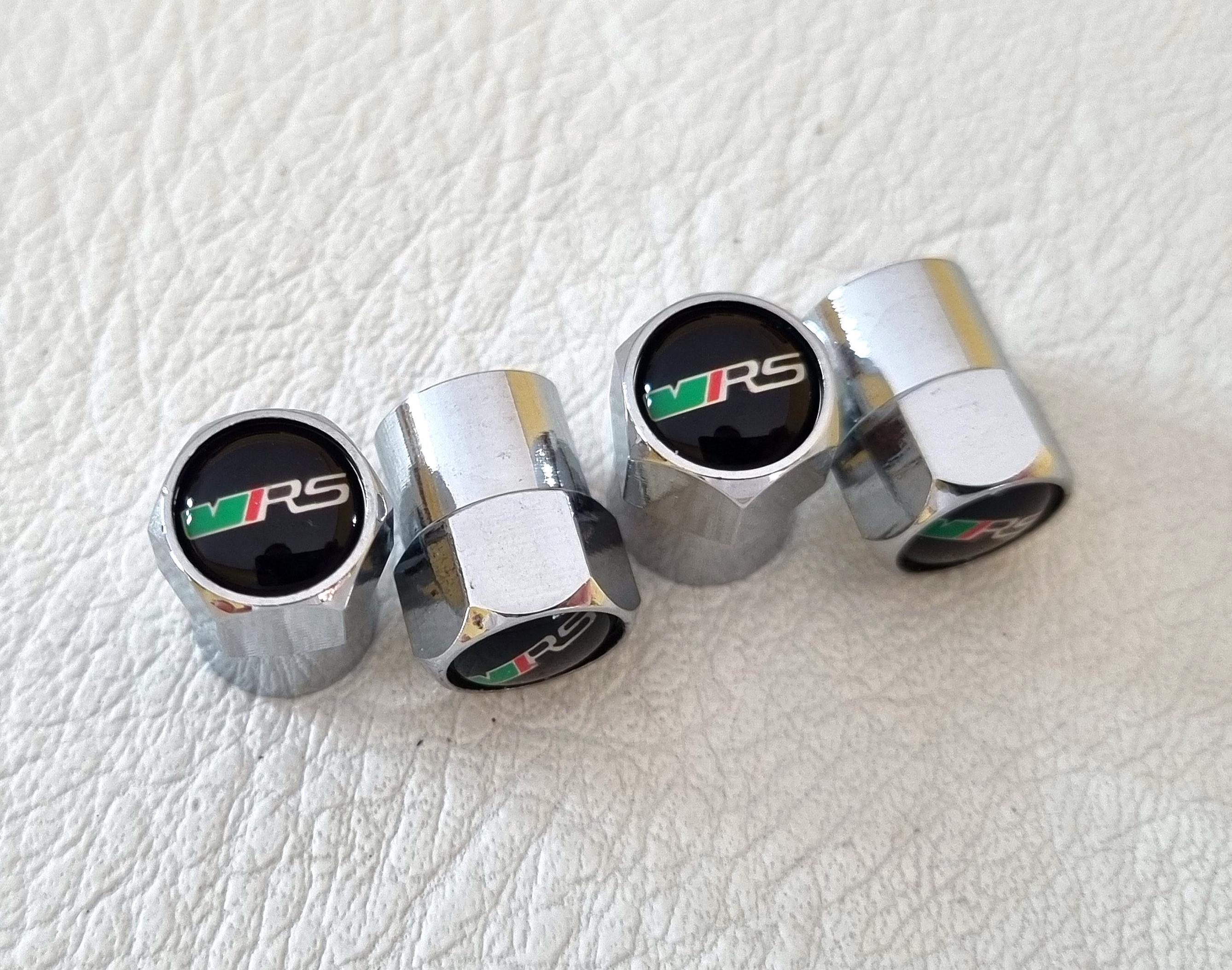 Skoda Vrs Tire Valve Caps 4pcs Logo Stem Dust Air Cap Octavia Superb Kodiaq Enyaq Car Accessories Etsy