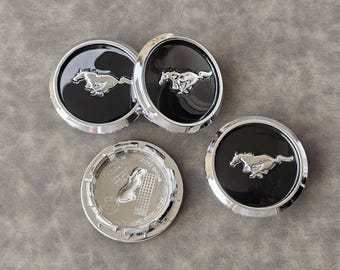 Mustang naafdoppen 4-delig 68 mm wielnaafdoppen GT500 Cobra Auto-accessoires