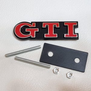 Gti Grill Badge Logo Front Grille Emblem Mk7 Mk6 Mk8 Mk5 Car Accessories