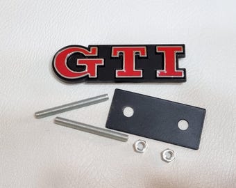 Gti Grill Badge Logo Grille Embleem Mk7 Mk6 Mk8 Mk5 Auto-accessoires