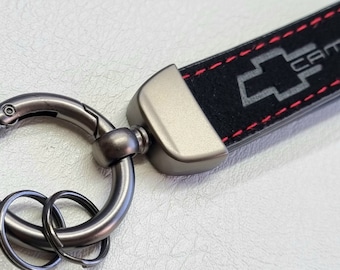 Annloysky Portachiavi in pelle per auto in metallo, accessori di