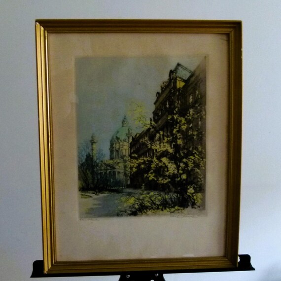 Wien, Technik - Color Aquatint by Karl Schwetz – Vienna History