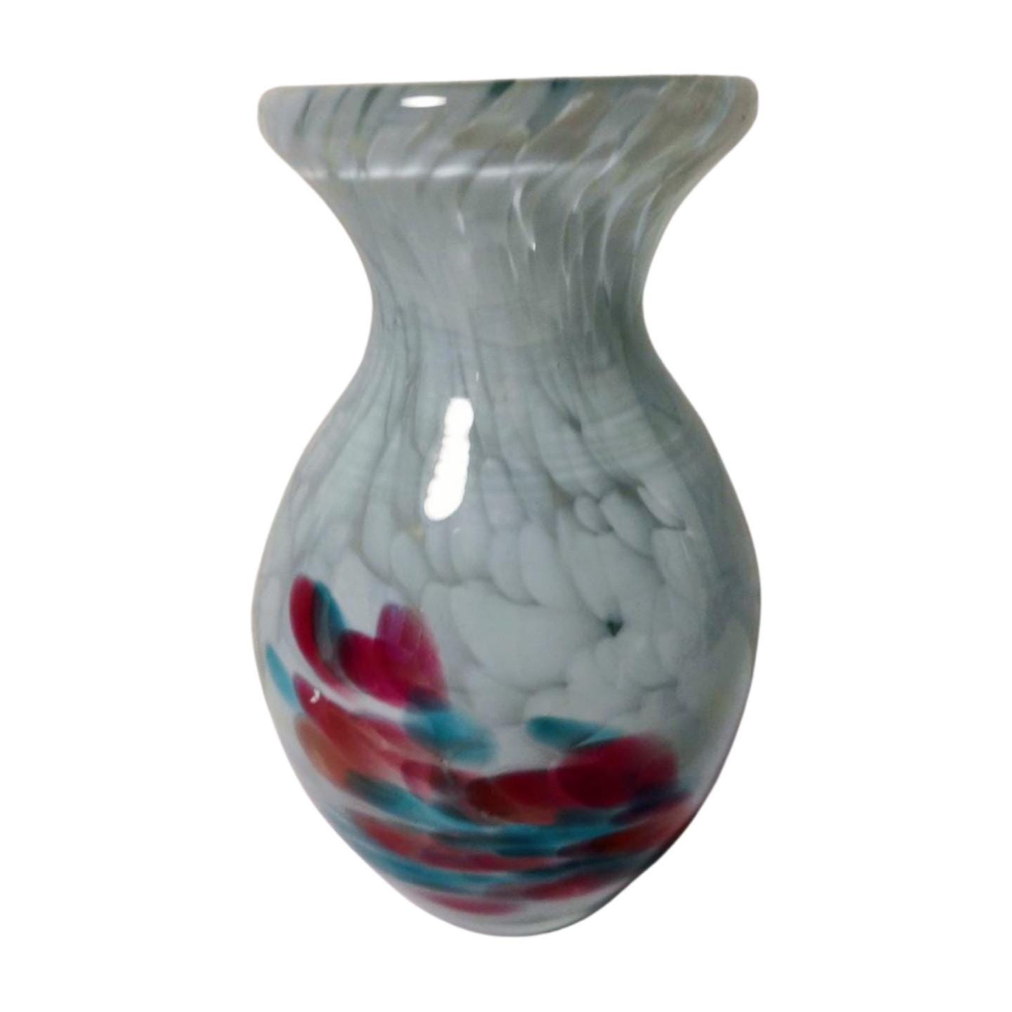 イムディーナガラス　花瓶 ヴィンテージ イムディーナ マルタ アート ガラス 花瓶 フレア