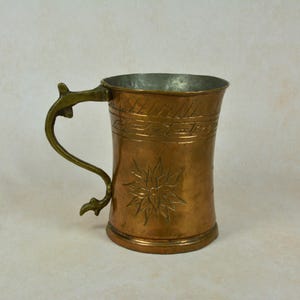 Copper Tankard – Vintage Brass Handle Charm