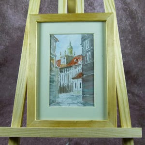 Wrocław Watercolor Painting by Unidentified Polish Artist – 2003 Cityscape