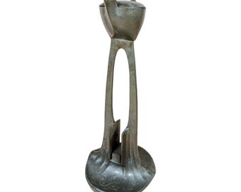 Tinnen olielamp – Jugendstil Artistic Legacy