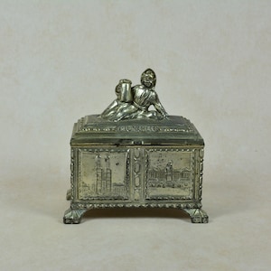 Antique Silver-Plated Box Casket - Art Nouveau, Hofbräuhaus München, 1920s Germany