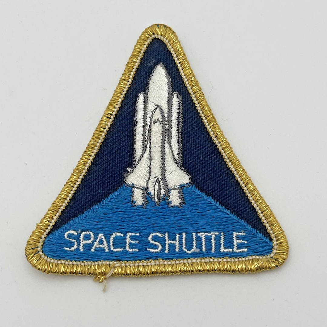 VINTAGE 1980's Official NASA Space Shuttle Challenger Embroidery Patch ...