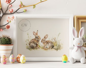 Decorazione Pasquale In Legno – Coniglio 12,7 Cm – Rustica Per Casa, Camera Da Letto, Soggiorno - 6