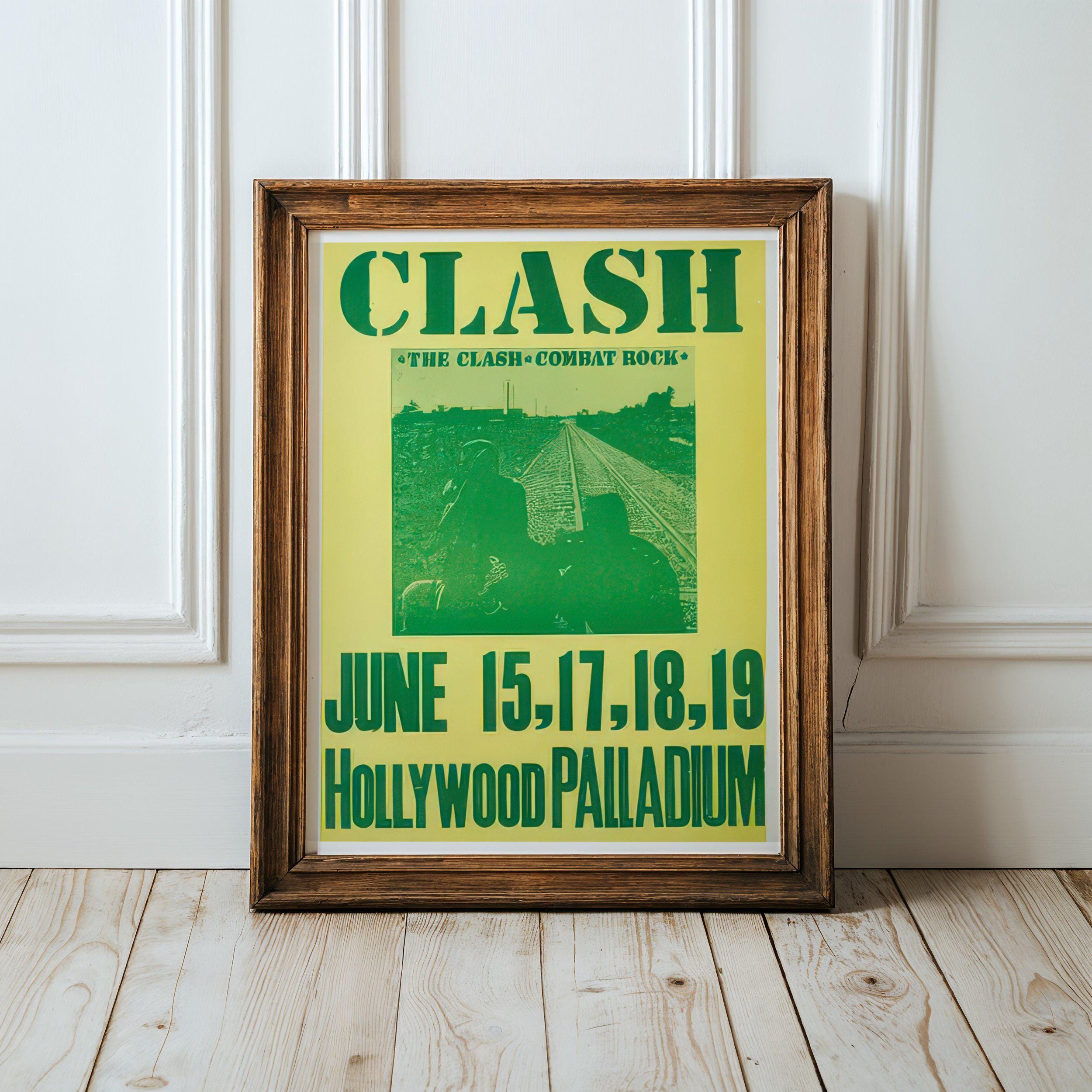 The Clash Concert Poster - Etsy