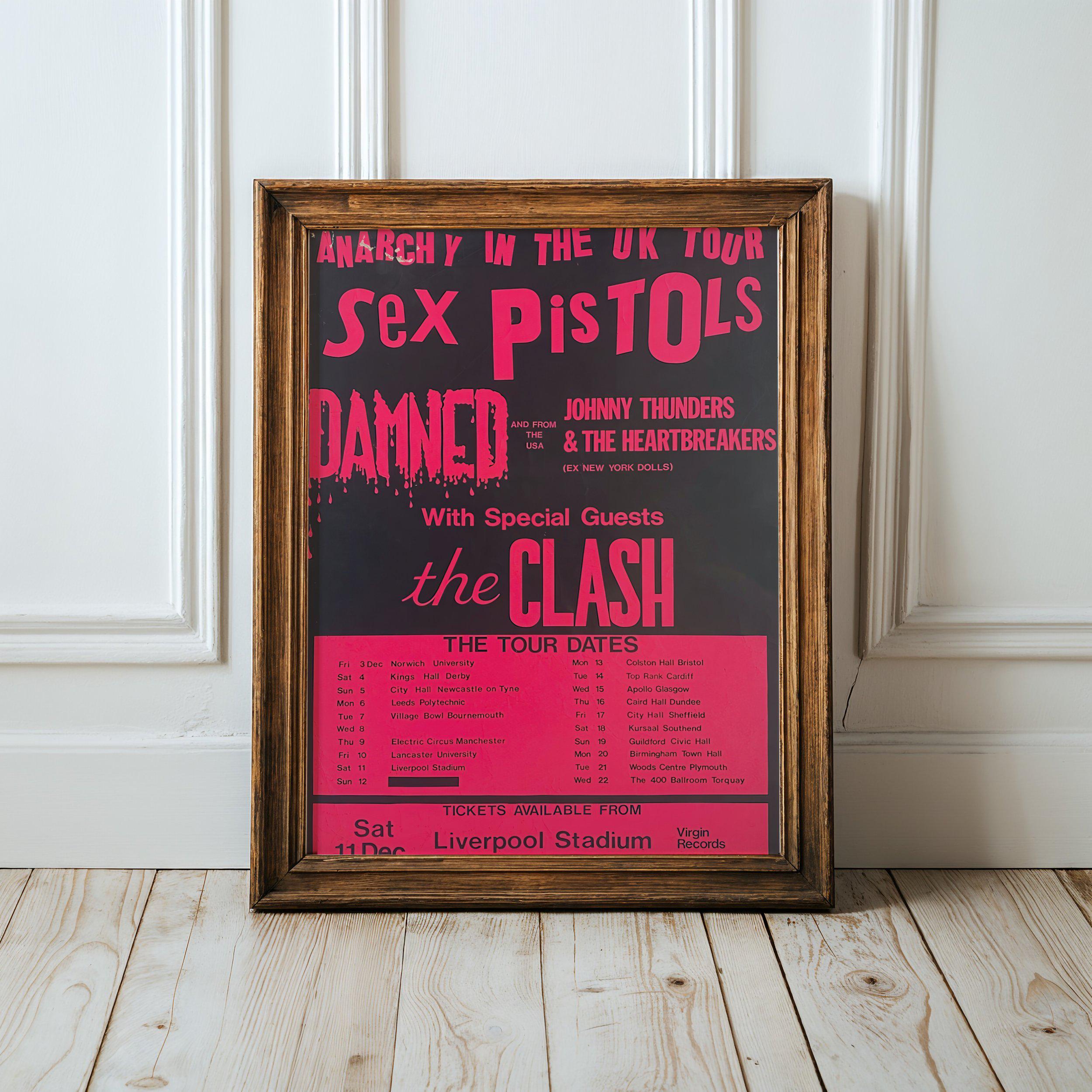 The clash concert poster - Etsy 日本