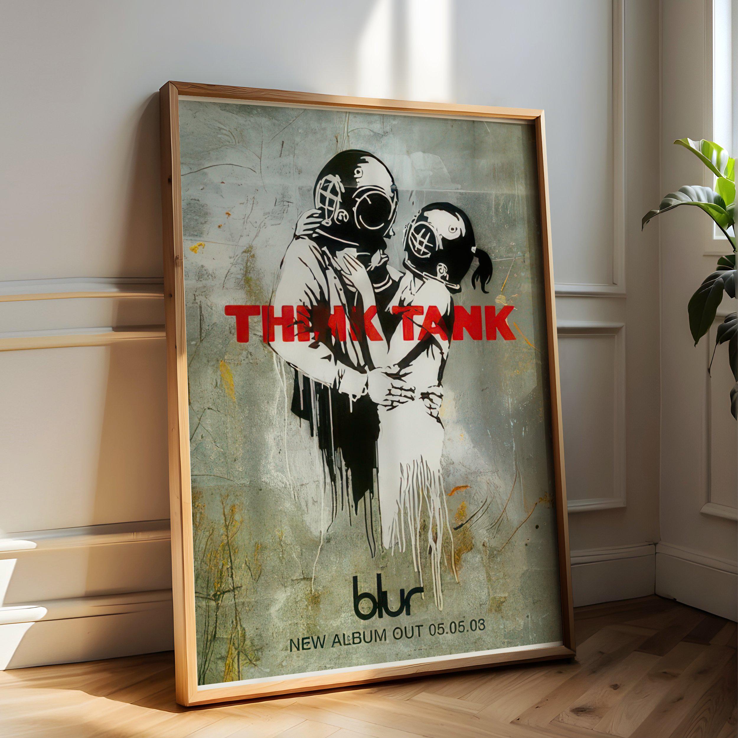 Blur band print - Etsy 日本
