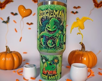 Boogie Man 40oz Tumbler -Stainless Steel- Glow In the Dark Fun!