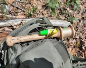 barrel fishing reel String Barrel Reel, Hand Fishing Reel, Hiking Fishing Reel, Travel Fishing  Reel, Bushcraft Fishing Reel, Survival Fishing Reel, Wooden Reel,