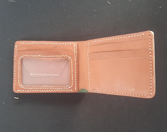 Mens Bifold Wallet, Men's Wallet, Leather Wallet, Handmade Leather Wallet, Men's ID Wallet