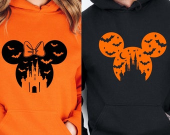 Disney Halloween Hoodie, Disney Castle Hoodie, Mickey Ear Hoodie, Halloween Matching Hoodie, Disney Trip Hoodie, Disneyland Hoodie