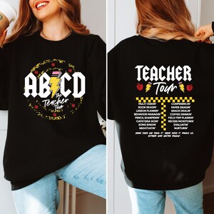 ABCD Teacher Tour Sweatshirt, Last Day of School Sweat, Funny Teacher Sweat, Back To School Sweater, Teacher Gift, Elementary Teacher Sweat