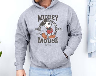 Classic Mickey Mouse Hoodie, Vintage Mickey Hoodie, Disney Vacation Hoodie, Disneyland Mickey Hoodie, Magic Kingdom Hoodie