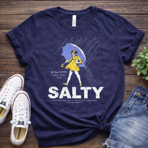 Salty Girl Tee: Women's Vintage Cotton Blend T-Shirt