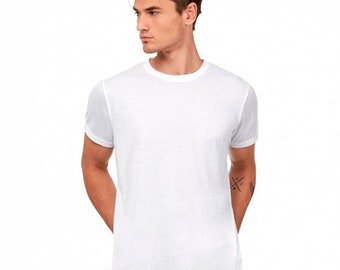 men's white t-shirt